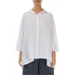 Grizas Evergreen Loose Soft Linen Shirt